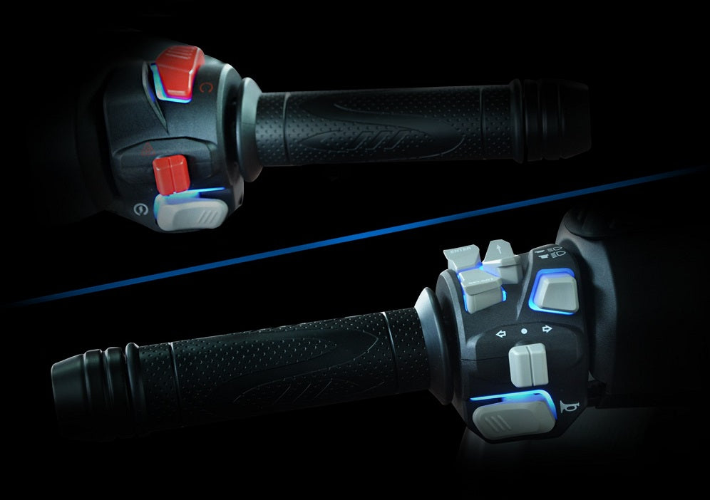 QJMOTOR SRK 800RR – elementy sterujące