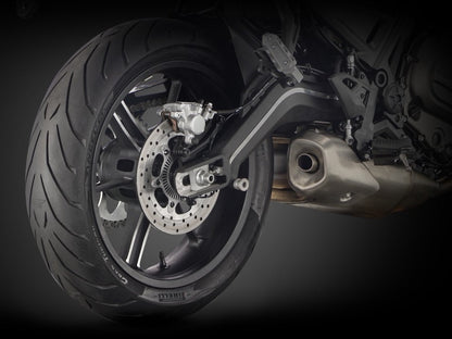QJMOTOR SRK 700 – tylne koło i wahacz