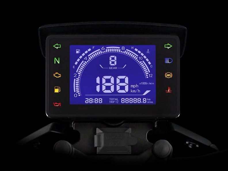 QJMOTOR SRK 700 – wyświetlacz LCD