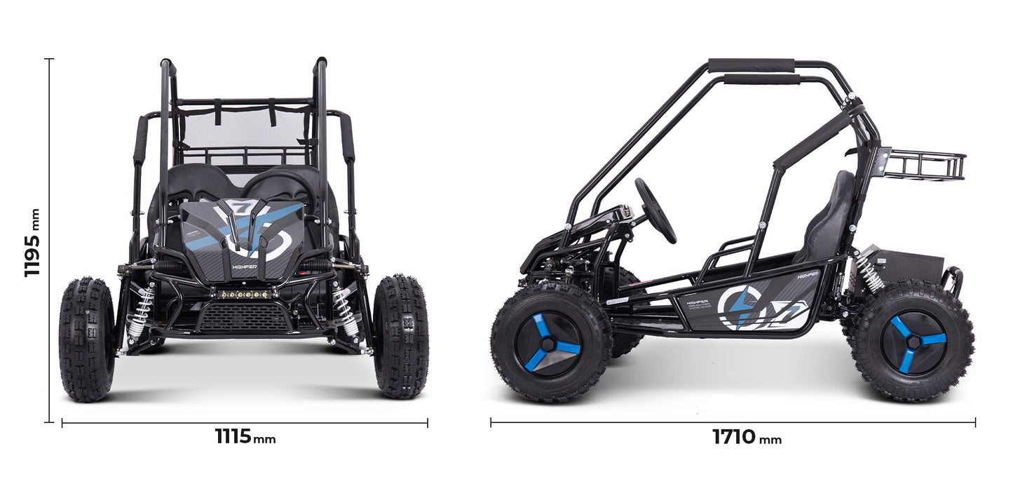 Buggy elektryczne HP 14E dla dzieci