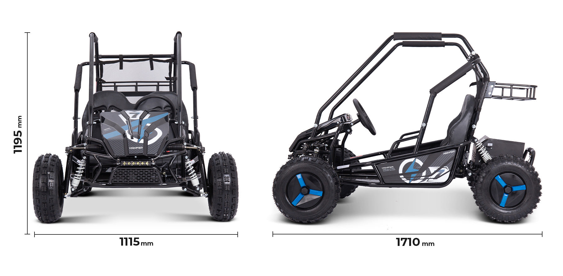 Buggy elektryczne HP 14E dla dzieci