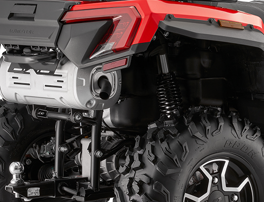 QJMOTOR SFA 600 – układ zawieszenia